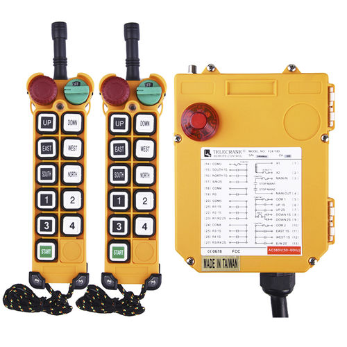 Telemando sin cable - F24-10S - Nanjing Xiading Electronic Technology Co., Ltd. - con botones / industrial / para grúas