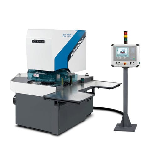 Desbarbadora con cepillo - AC microLine® 700-D - Lapmaster Wolters GmbH - de estantería de ángulos / máquina pulidora / de esmerilado plano