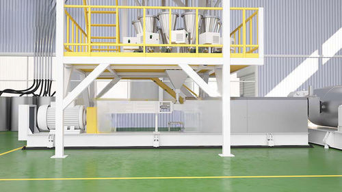 Línea de extrusión multicapas - FS series - Feininger (Nanjing) Energy Saving Technology Co., Ltd. - de doble tornillo / con pantalla táctil / controlada por PLC