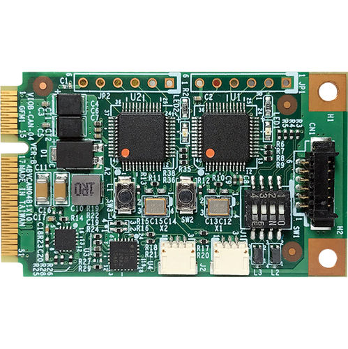 Módulo de interfaz CAN Bus 2.0 - VIOB-CAN-04-RAG - Nexcom - Mobile Computing Solutions - mini-PCIe