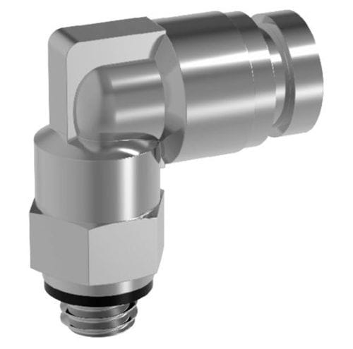 Conector neumático - MSP EWR M5-KS4 - Utilis - hidráulico / acodado / macho