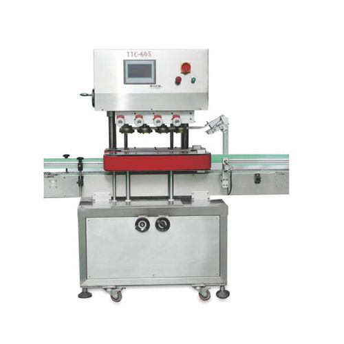 Encapsuladora lineal - TTC-605 - Ttma Guangzhou Co., Ltd. - enteramente automática / controlada por PLC / para botellas