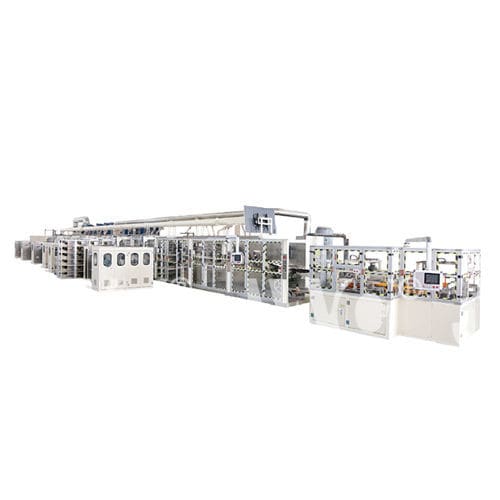 Línea de producción de pañales - JWC-LLK700-SV-X - Jiangsu Jwc Machinery Co., Ltd. - automática / de alta velocidad / por ultrasonidos