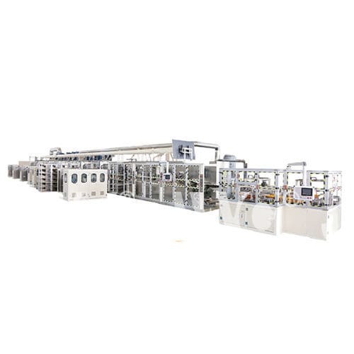Línea de producción de pañales - JWC-LLK900-SV-X - Jiangsu Jwc Machinery Co., Ltd. - automática / de alta velocidad / para la industria alimentaria