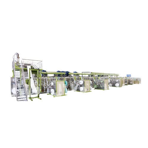 Línea de producción de pañales - JWC-LLK900-SV-H - Jiangsu Jwc Machinery Co., Ltd. - automática / de alta velocidad / para la industria del automóvil