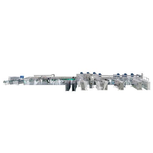 Línea de producción de pañales - JWC-LKC-LLK-SV400 - Jiangsu Jwc Machinery Co., Ltd. - automática / continua / para la industria del automóvil