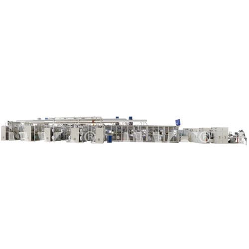 Línea de producción de pañales - JWC-KBD-SV1800 - Jiangsu Jwc Machinery Co., Ltd. - automatizada / para la industria del automóvil