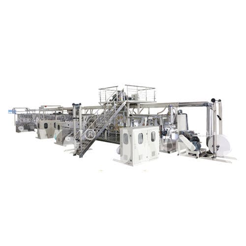 Línea de producción de pañales - JWC-KBD-CF-SV - Jiangsu Jwc Machinery Co., Ltd. - automática / para la industria del automóvil