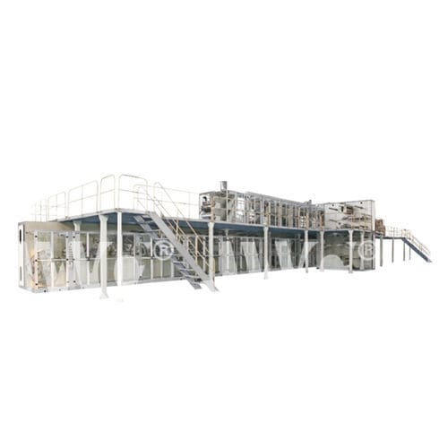 Línea de producción de pañales - JWC-LKC-JQK-SV400 - Jiangsu Jwc Machinery Co., Ltd. - automática / continua / para la industria del automóvil