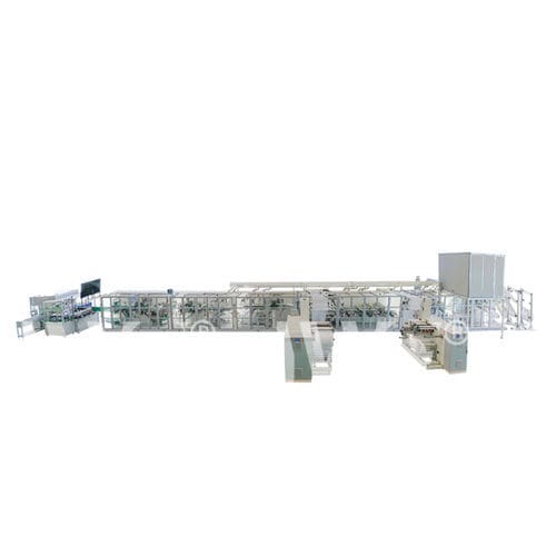 Línea de producción de pañales - JWC-CFD-SV450 - Jiangsu Jwc Machinery Co., Ltd. - automática / doblado / para la industria del automóvil