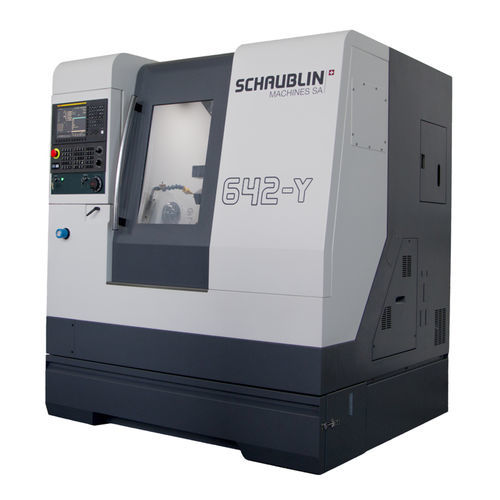 Centro de torneado CNC - 642-Y - SCHAUBLIN MACHINES - A2-5 / VDI 30 / 12 herramientas