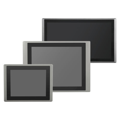 Monitor TFT-LCD - CV-100 series - Adek Technical Sales - con tecnología capacitiva proyectada / con pantalla táctil resistiva de 5 hilos / industrial
