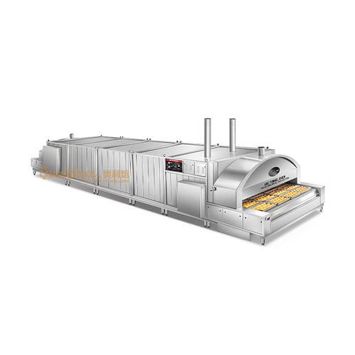 Horno para la industria agroalimentaria de túnel - Foshan Shunde Qualibake Food Machinery Co., Ltd. - para pan / de calor / de gas
