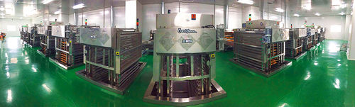 Torre de refrigeración modulable - Foshan Shunde Qualibake Food Machinery Co., Ltd. - con circuito abierto / para la industria agroalimentaria