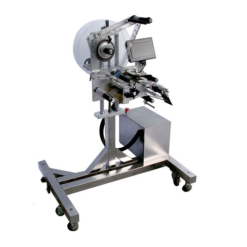 Etiquetadora para aplicación en la parte superior del producto - Shanghai Npack Automation Equipment Co.,ltd - automática / para botellas / para la industria alimentaria
