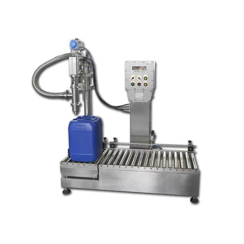 Llenadora semiautomática - Shanghai Npack Automation Equipment Co.,ltd - de cubos / para líquido / para lubricantes