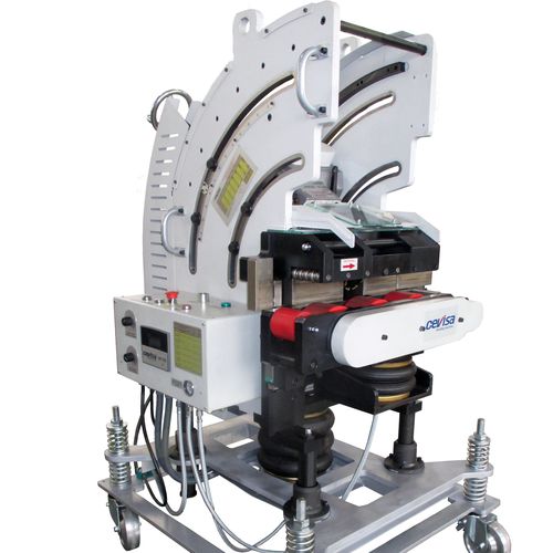 Achaflanadora eléctrica - CHP-60G - Castellanos y Echevarría - Vitoria, S.A. (CEVISA) - portátil / para placa metálica / con ángulo ajustable