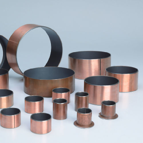 Cojinete liso con brida - CSB-50M series - Zhejiang Changsheng Sliding Bearing Co., Ltd. - cilíndrico / de acero / de bronce sinterizado