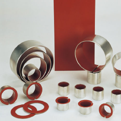 Cojinete liso con brida - CSB-40 - Zhejiang Changsheng Sliding Bearing Co., Ltd. - cilíndrico / de acero / de bronce sinterizado