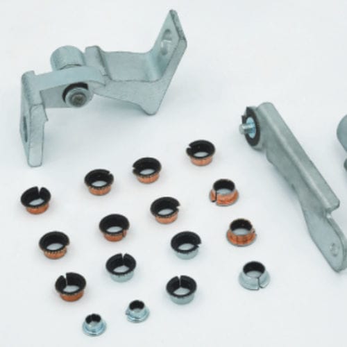 Cojinete liso con brida - CSB-12FM - Zhejiang Changsheng Sliding Bearing Co., Ltd. - cilíndrico / de acero / de bronce