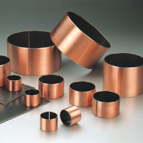 Cojinete liso cilíndrico - CSB-22 - Zhejiang Changsheng Sliding Bearing Co., Ltd. - de acero al carbono / de bronce sinterizado / de PVDF