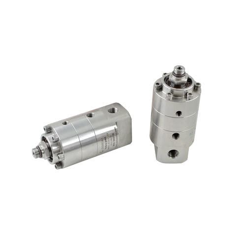 Racor giratorio para agua - Dewel Machinery Technology Co.,Ltd - de pasos múltiples / de alta presión / para máquina herramienta