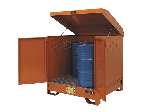 Armario para barriles - ECO 704 series  - Justrite Italia SRL - de almacenamiento / de suelo / con puerta