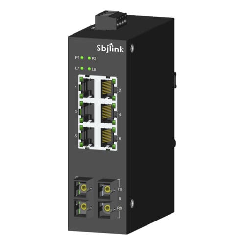 Conmutador Ethernet no administrable - RPT-1008-2FM-SC-X6R - Sbjlink/Subject Link Inc. - 8 puertos / 10/100BaseT(X) / de fibras ópticas