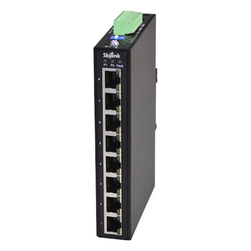 Conmutador Ethernet no administrable - RPT-1008-X4  - Sbjlink/Subject Link Inc. - 8 puertos / 10/100BaseT(X) / en riel DIN