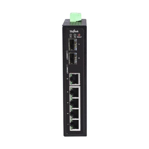 Conmutador Ethernet no administrable - RPT-1007-2F-X4  - Sbjlink/Subject Link Inc. - 10/100BaseT(X) / 7 puertos / en riel DIN