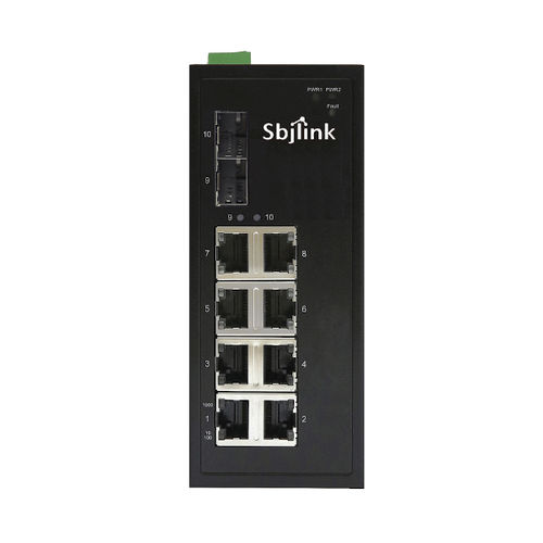 Conmutador Ethernet no administrable - RPT-1010G-2F-X2 - Sbjlink/Subject Link Inc. - 10 puertos / Gigabit Ethernet / en riel DIN