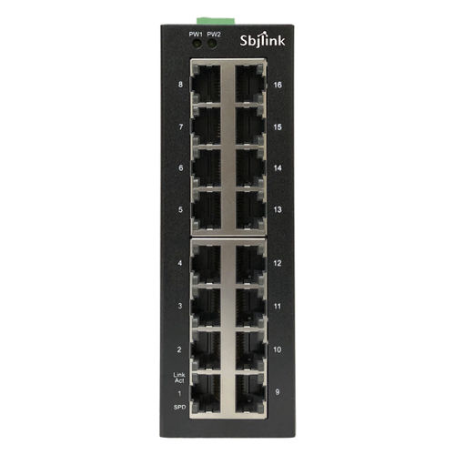 Conmutador Ethernet no administrable - RPT-1016G-X2 - Sbjlink/Subject Link Inc. - 16 puertos / Gigabit Ethernet / en riel DIN