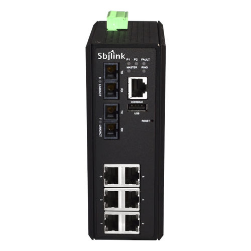 Conmutador Ethernet administrable - RPT-2008-2FM-SC-X4 - Sbjlink/Subject Link Inc. - 8 puertos / 10/100BaseT(X) / de nivel 2