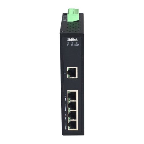 Conmutador Ethernet no administrable - RPT-1005GP-X4 - Sbjlink/Subject Link Inc. - 5 puertos / Gigabit Ethernet / en riel DIN