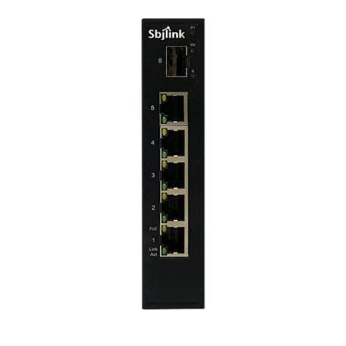 Conmutador Ethernet no administrable - RPT-1006GP-1F-X2 - Sbjlink/Subject Link Inc. - 6 puertos / Gigabit Ethernet / en riel DIN