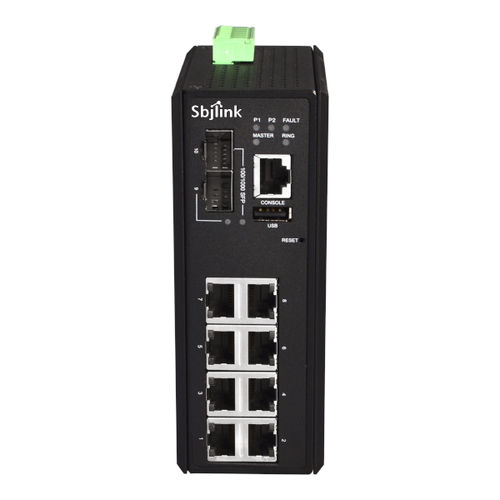 Conmutador Ethernet administrable - RPT-2010G-2F-X4 - Sbjlink/Subject Link Inc. - 10 puertos / de nivel 2 / Gigabit Ethernet