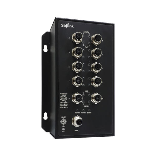 Conmutador Ethernet no administrable - RPT-M1810GP-T-X2 - Sbjlink/Subject Link Inc. - 10 puertos / Gigabit Ethernet / en riel DIN