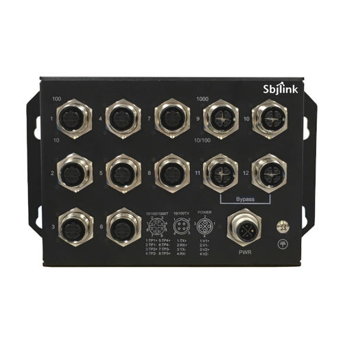 Conmutador Ethernet no administrable - RPT-M1012-4G-T-X2 - Sbjlink/Subject Link Inc. - 12 puertos / 10/100BaseT(X) / Gigabit Ethernet