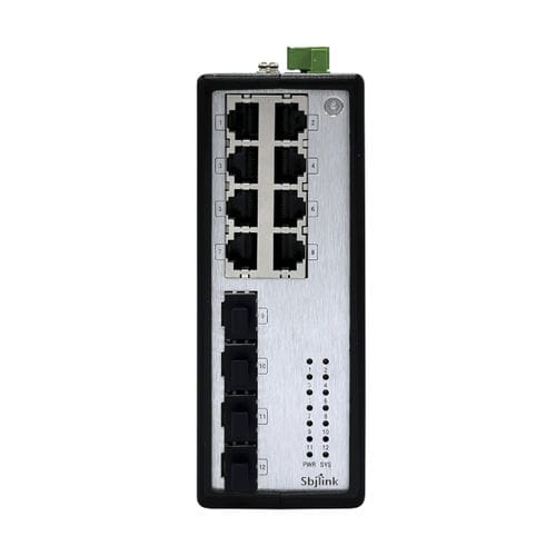 Conmutador Ethernet industrial - RPT-2012G-4F-T-X6M - Sbjlink/Subject Link Inc. - administrable / 12 puertos / Gigabit Ethernet