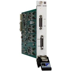 Tarjeta de adquisición de datos PXI Express - EMX-4XXX series - AMETEK VTI Instruments - 4 canales / de señal dinámica / 8 canales