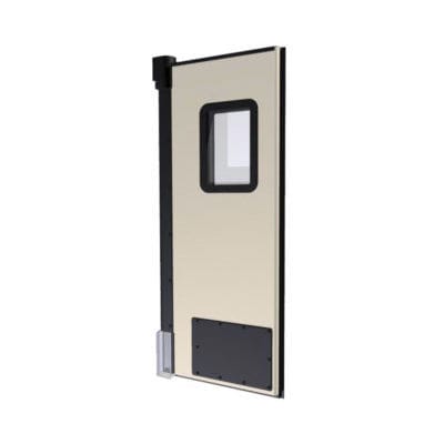 Puerta corredera - R25D series - TMI, LLC - de polietileno / de policarbonato / para interior