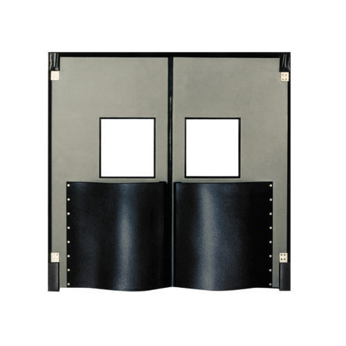 Puerta corredera vertical - TMI, LLC - de metal / de acero / de polietileno