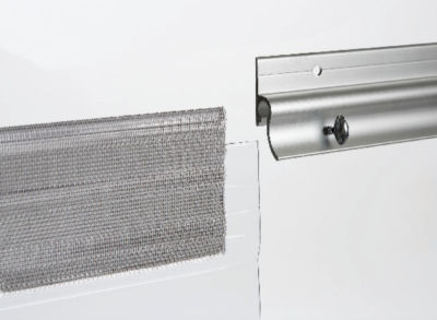 Puerta enrollable - Armor-Bond - TMI, LLC - de aluminio anodizado / para interior / para exteriores