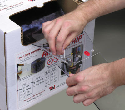 Cinta plana - Rip-A-Strip® - TMI, LLC - de PVC / de bandas / para la industria