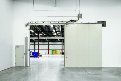 Puerta corredera - 1000 & 2000 - TMI, LLC - de acero inoxidable / de acero / para interior
