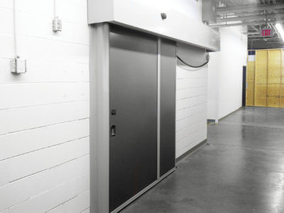 Puerta corredera - 3100 - TMI, LLC - de acero inoxidable / de acero / para interior