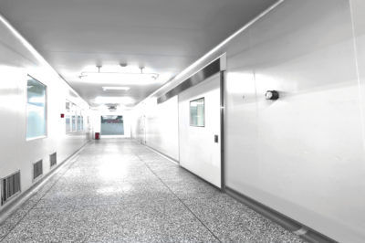Puerta corredera - 67000F  - TMI, LLC - de acero inoxidable / de acero / de plástico