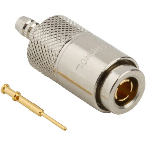 Conector de datos - 1.0-2.3 series - Amphenol - DIN / cilíndrico / de extensión-retracción