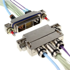 Conector de datos - 1900SIM series - Amphenol - rectangular / de termoplástico / de silicona
