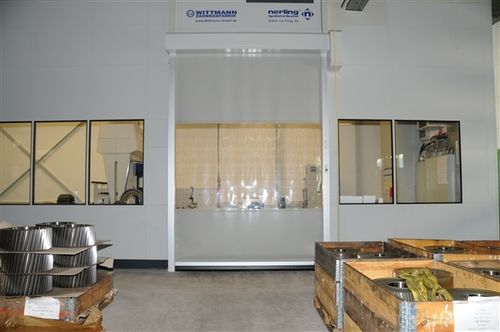 Puerta enrollable - ITW Torsysteme - de PVC / industrial / para sala blanca